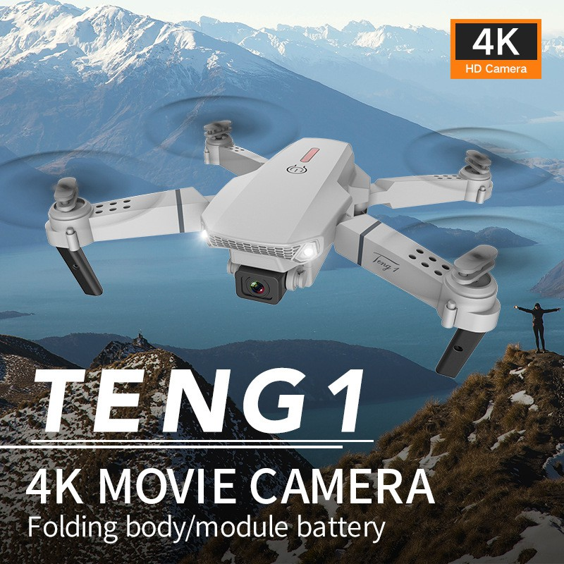 [Giao hàng 24 giờ⚡️]Flaycam, Máy Bay Điều Khiển Từ Xa E88 Pro Drone 4K HD Camera Kép Có Định Vị 1080P WiFi Tặng Kèm Pin Dự Phòng