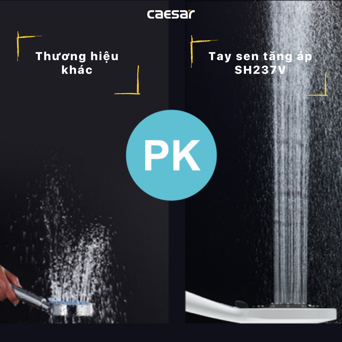 Tay sen 3 chế độ xả SH237V