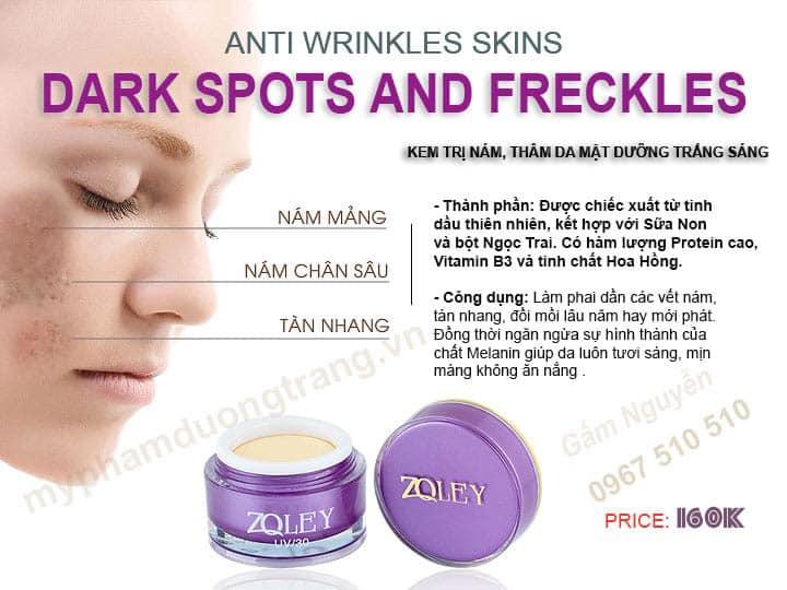 Kem Zoley Tím  Nám hộp 10g