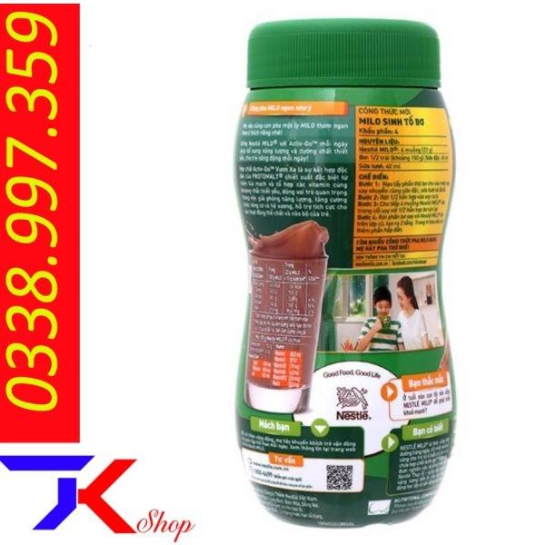 Thức uống lúa mạch Milo Active Go hũ 400g