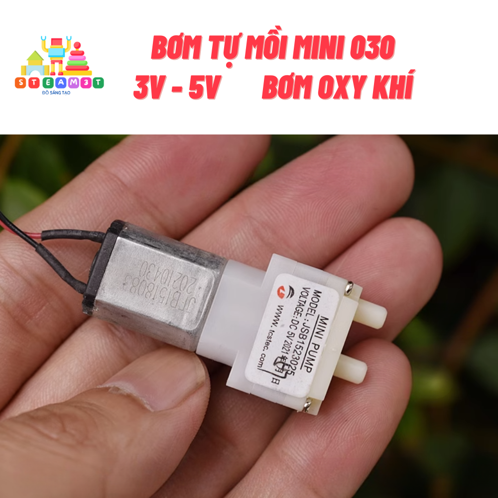 [HCM]Máy bơm không khí mini bơm oxy motor 030 130 điện áp 3V - 5V - LK0213