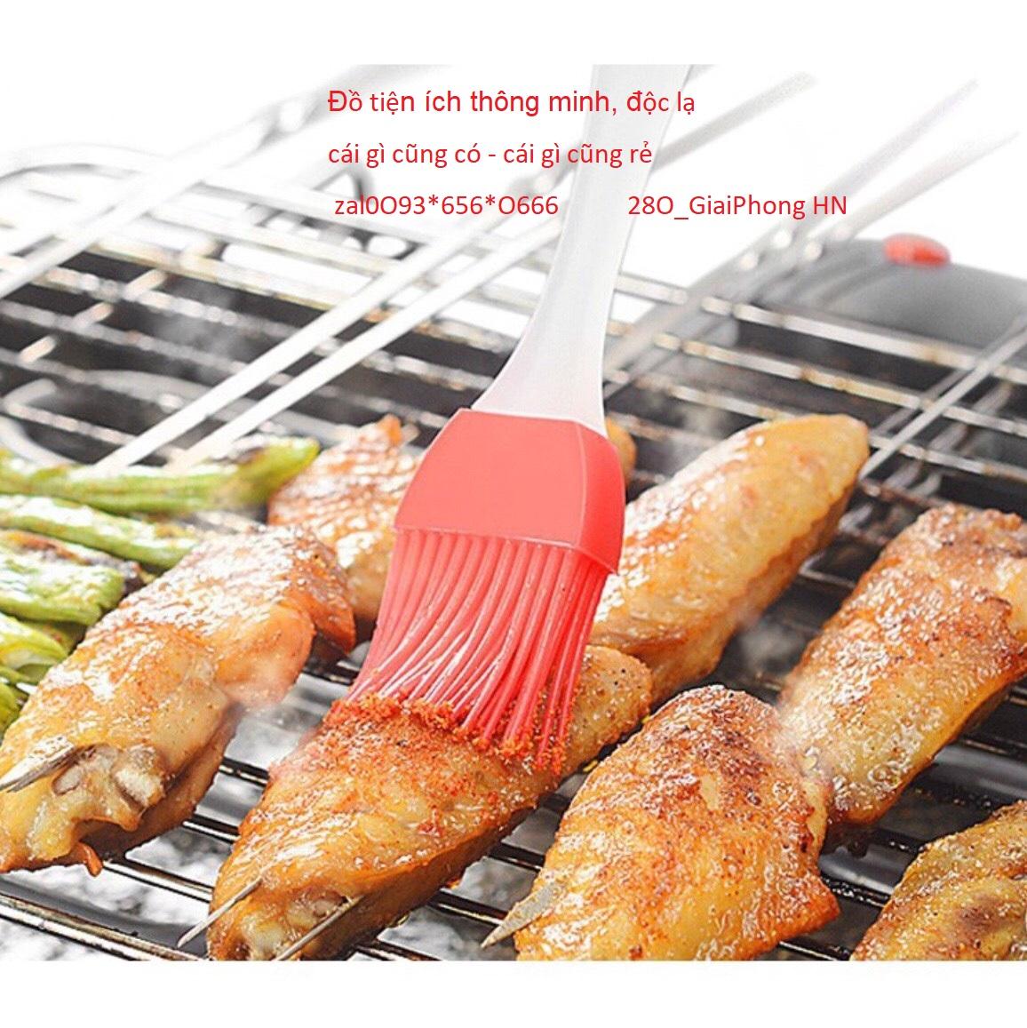Cọ Chổi Silicon Phết Bơ Dầu, Quét Mặt Bánh