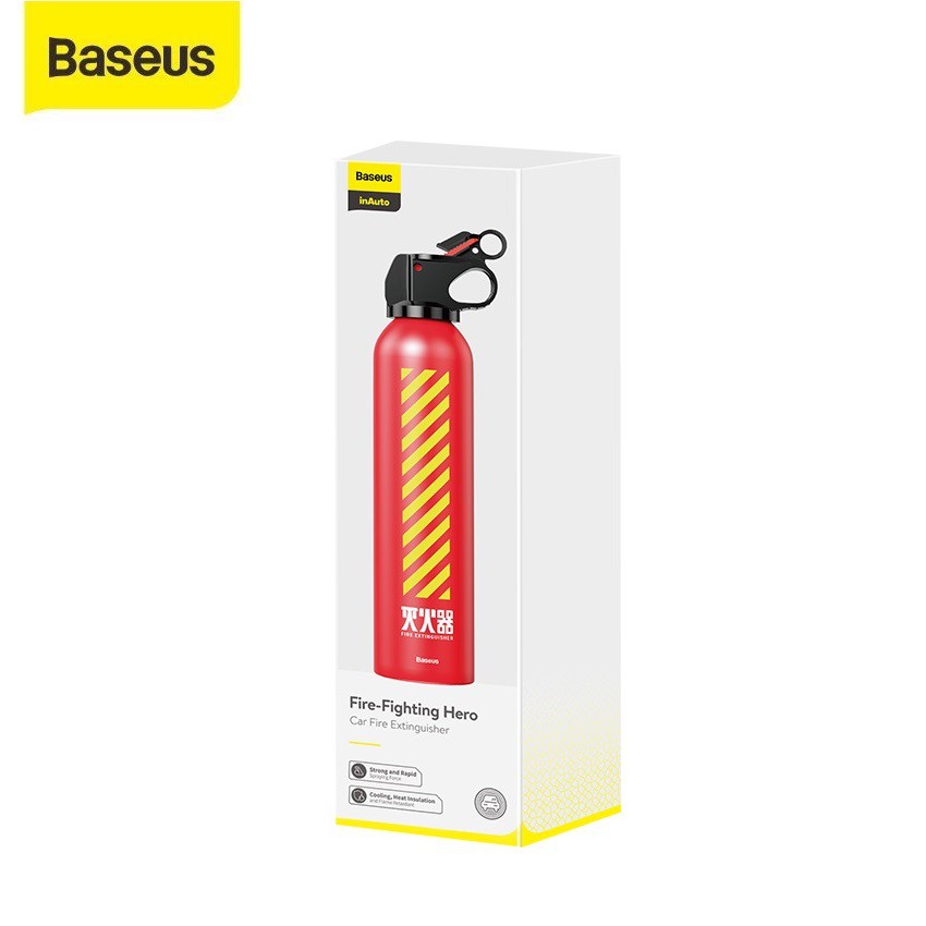 Bình Cứu Hỏa mini Baseus Fire - fighting Hero Car Fire Extinguisher (xịt xa 1.5m - 2m ) LV764