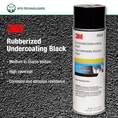 Chai xịt sơn phủ gầm 3M Rubberized Undercoating Black 560g