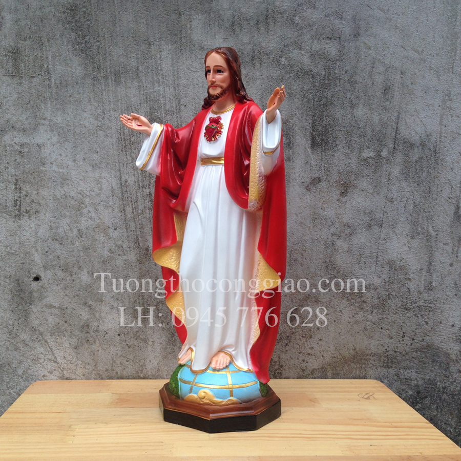 Tượng Chúa Kito Vua 50cm composite