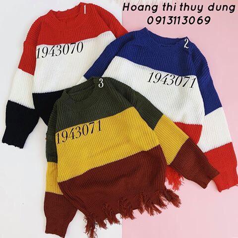 Áo len lai tua rua cực HOT