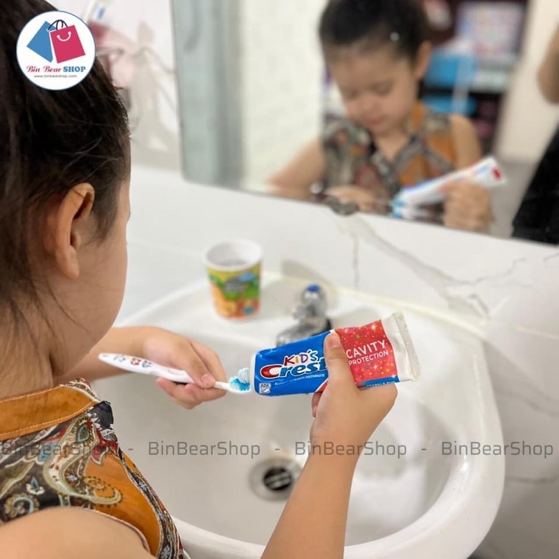 Kem Đánh Răng Cho Bé Crest Kid Cavity 130gr - Hàng Mỹ