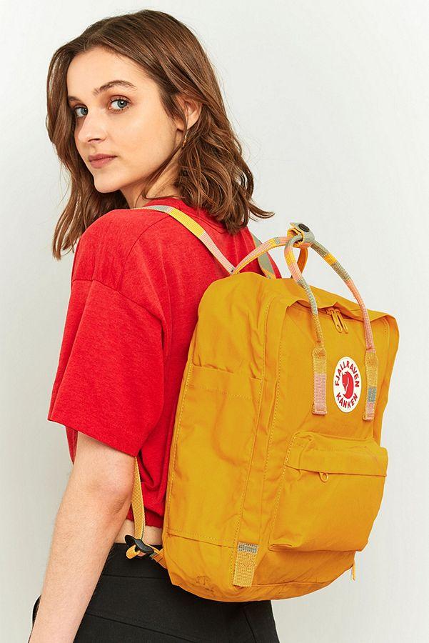 Balo Kanken Classic Warm Yellow Random Blocked Bản đặc biệt AUTH LIMITED