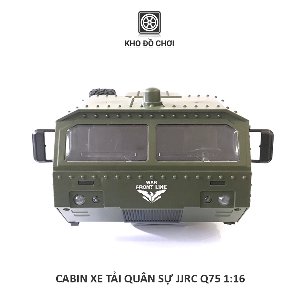 Cabin xe tải JJRC Q75 HEMTT 6x6 1:16