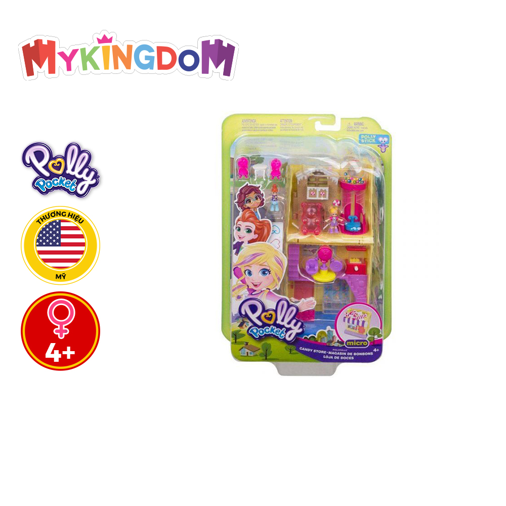 MYKINGDOM - Cửa hàng kẹo ngọt ở Pollyville POLLY POCKET GKL57 GGC29