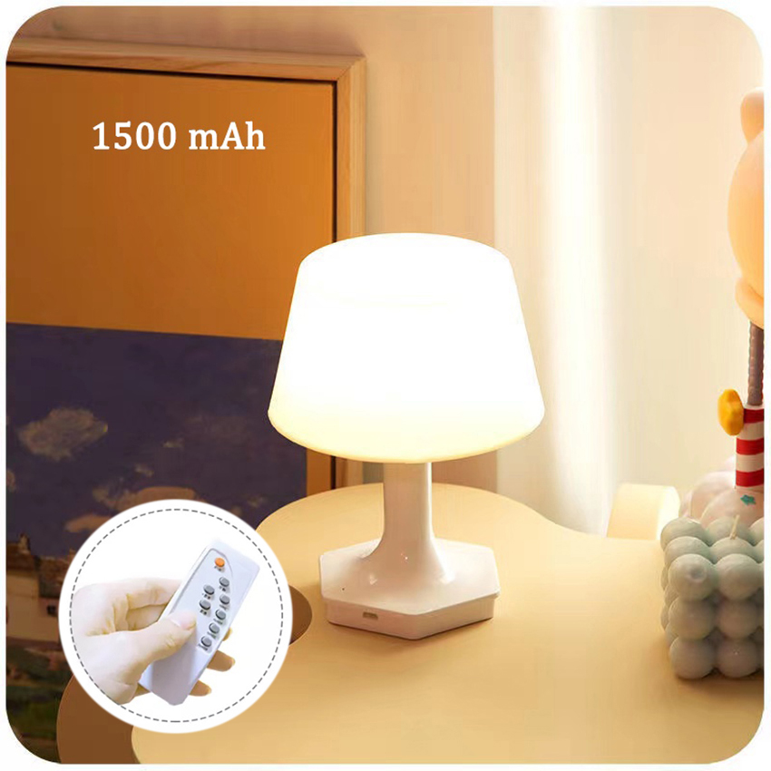 LED Night Light Eye Protection Baby Breastfeeding USB Rechargable Table Lamp 