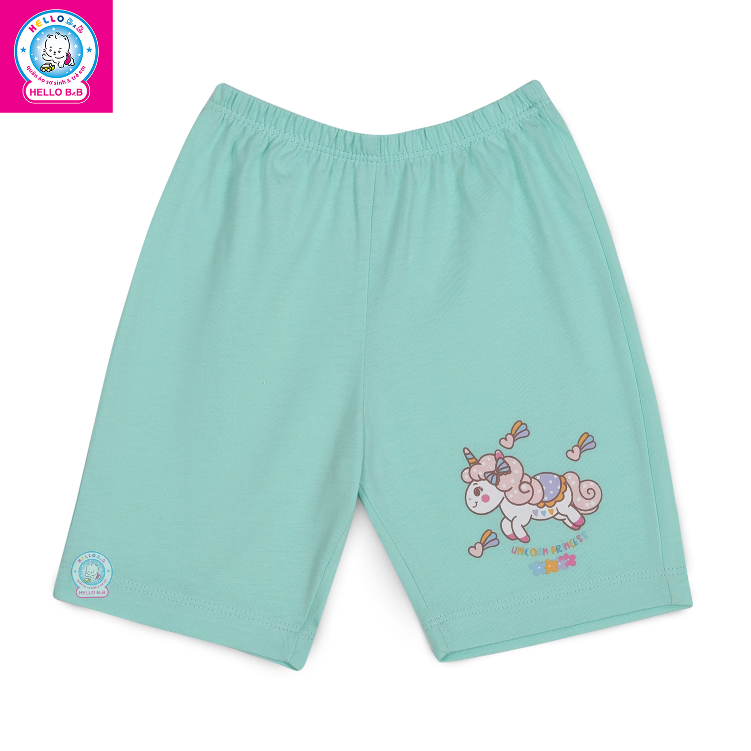 QUẦN LỬNG MÀU IN BÉ GÁI 1192- HELLO BnB