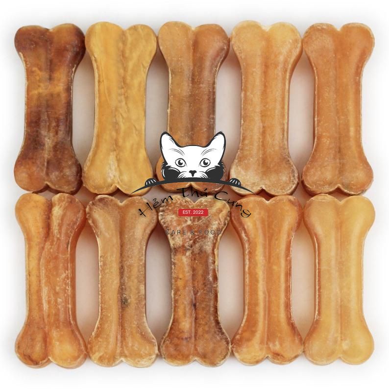 Túi xương da bò 5cm x10 chiếc cho chó gặm