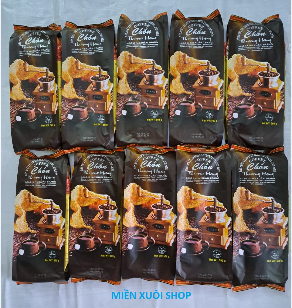 01 kg (500g x 2 gói) cà phê xay sẵn chồn thượng hạng