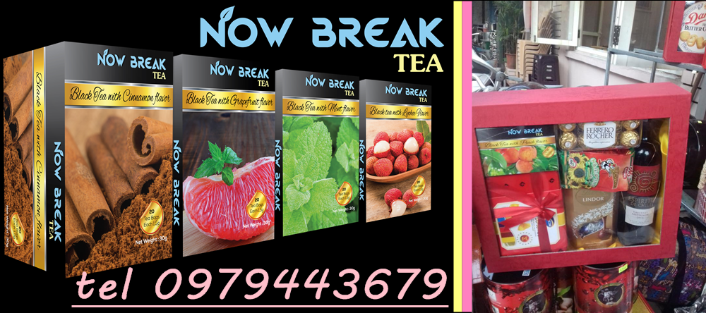Trà Đào Now Break Tea, 30g, 20 túi trà