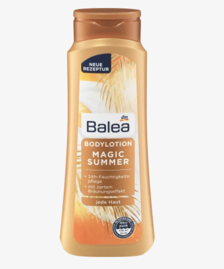 [HÀNG NỘI ĐỊA ĐỨC] - SỮA DƯỠNG THỂ GIỮ MÀU DA NÂU MAGIC SUMMER BALEA – 400ML