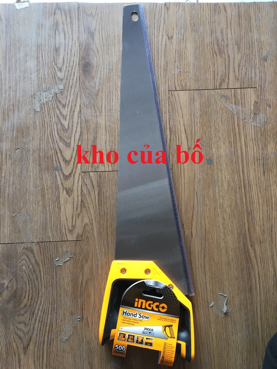 Cưa tay lá liễu (500mm) Ingco HHAS08500
