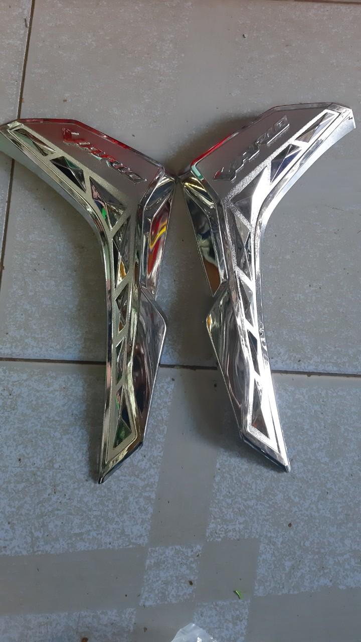 cặp ốp co bửng mạ crom xe vario