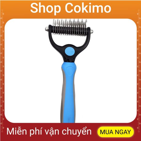 Lược gỡ rối chải lông chó mèo DTK26293393 - Shop Cokimo - Cat dog brush debut