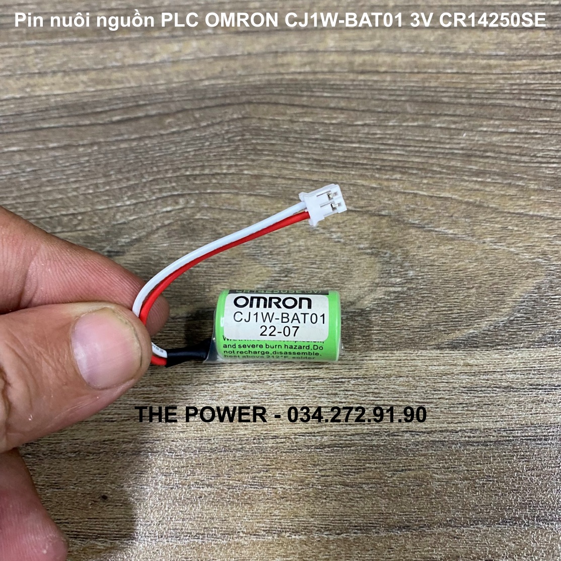 Pin nuôi nguồn plc omron cj1w-bat01 3v cr14250se