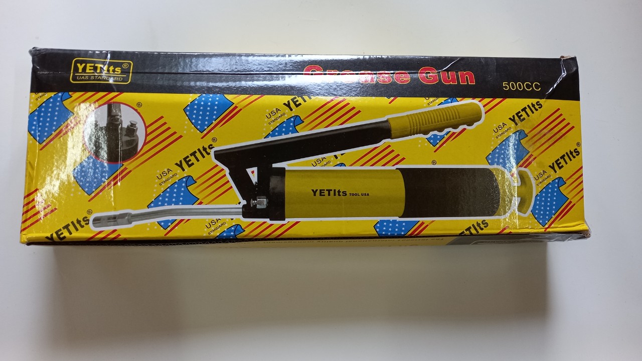 Bơm mỡ tay YETI 500cc 600cc, Súng bơm mỡ cao cấp
