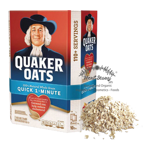Yến Mạch Quaker Oast Thùng 4,52kg ( Nguyên Hạt Cán Mỏng )