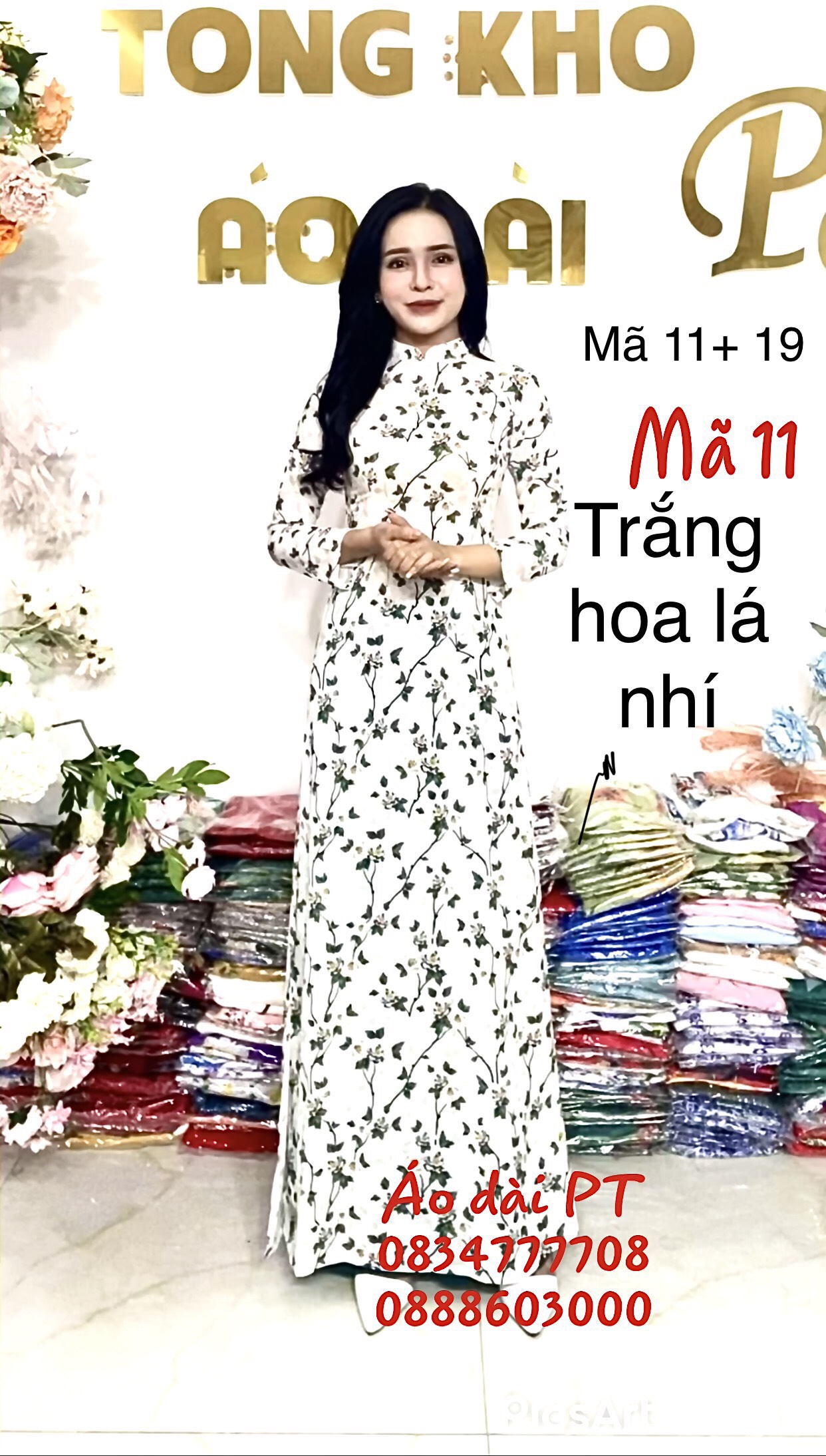 ÁO DÀI LỤA NHẬT IN 3D SIÊU XUẤT SẮC