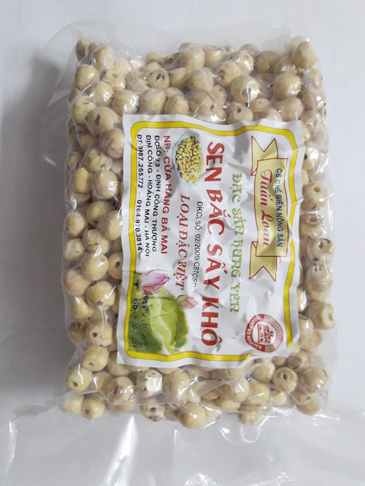 Hạt Sen khô Hưng Yên (túi hút chân không 1kg)