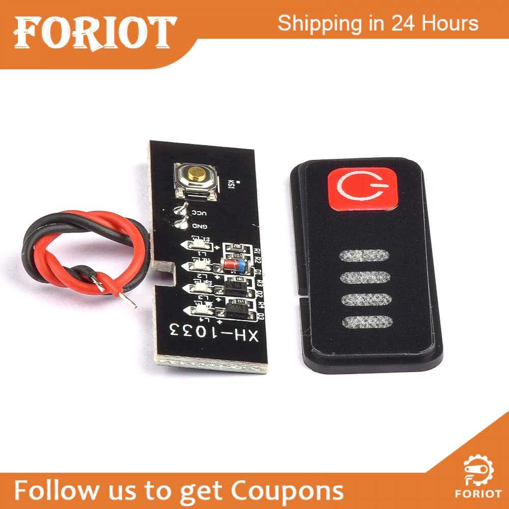 Foriot 5S 18V 21V Battery Capacity Indicator Module with Power Display and Battery Shell Battery Level Indicator Tester LED Display for 5S