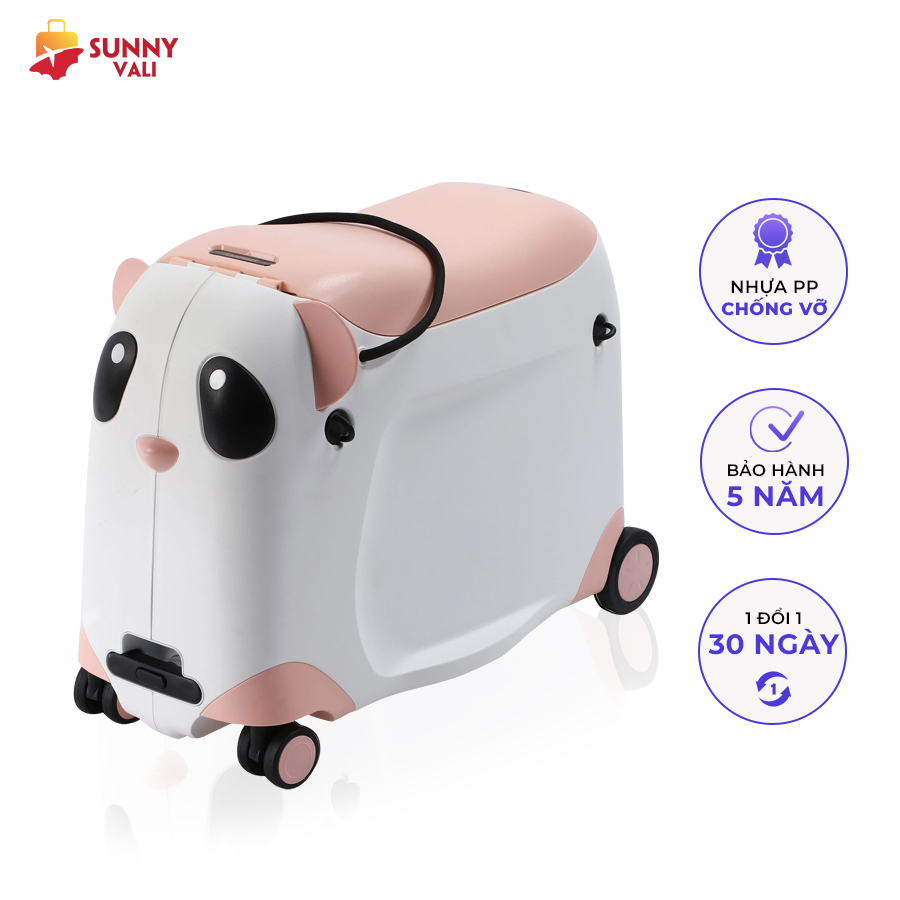 Vali trẻ em  SUNNY PANDA - PA01 - Vali thời trang bảo hành 5 năm (4 màu)