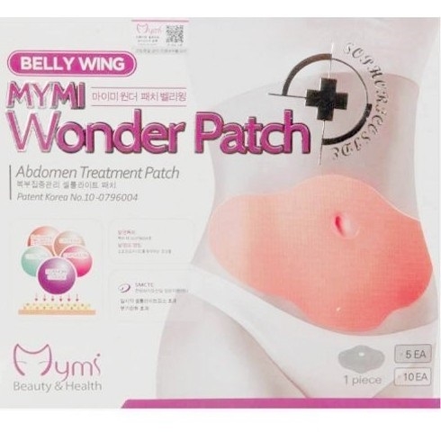 Bộ 10 Miếng Dán Tan Mỡ Bụng Mymi Wonder Patch Hàn Quốc - Mẫu mới