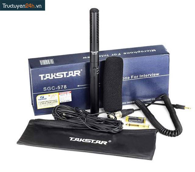 Micro phỏng vấn cho máy ảnh, máy quay Takstar SGC- 578.