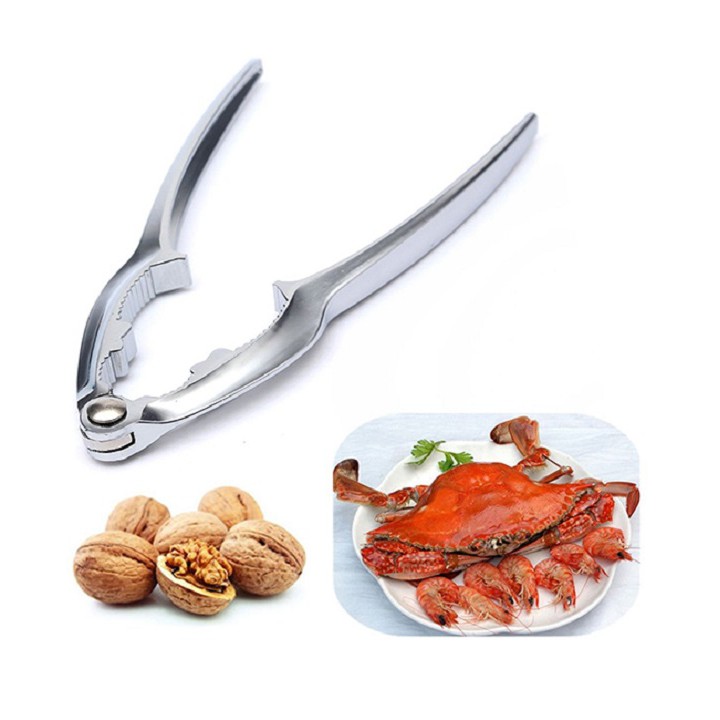 Dụng Cụ Kẹp Càng Cua, Ghẹ Dài 15cm Bằng Inox