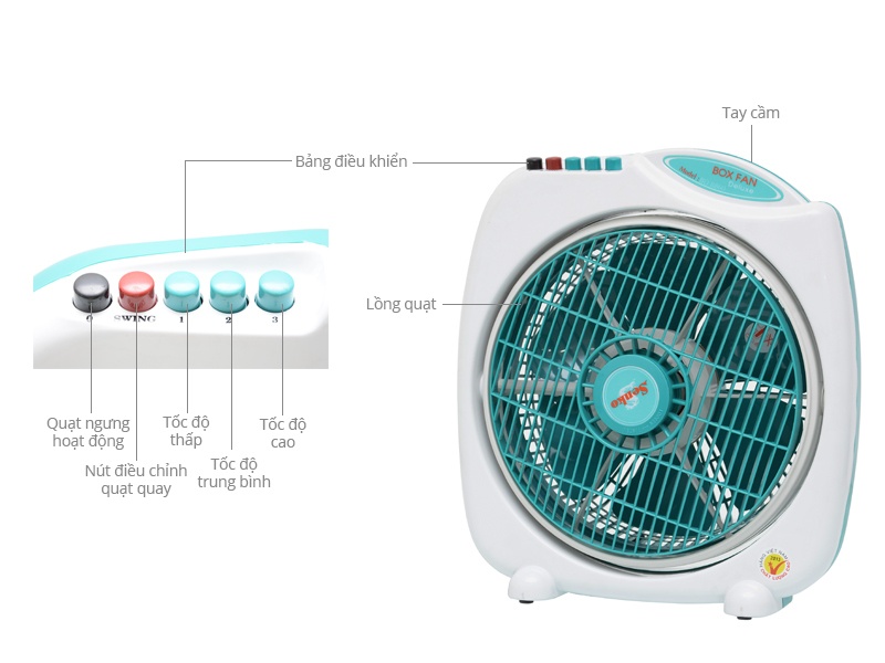 Quạt hộp Senko BD8860/1010