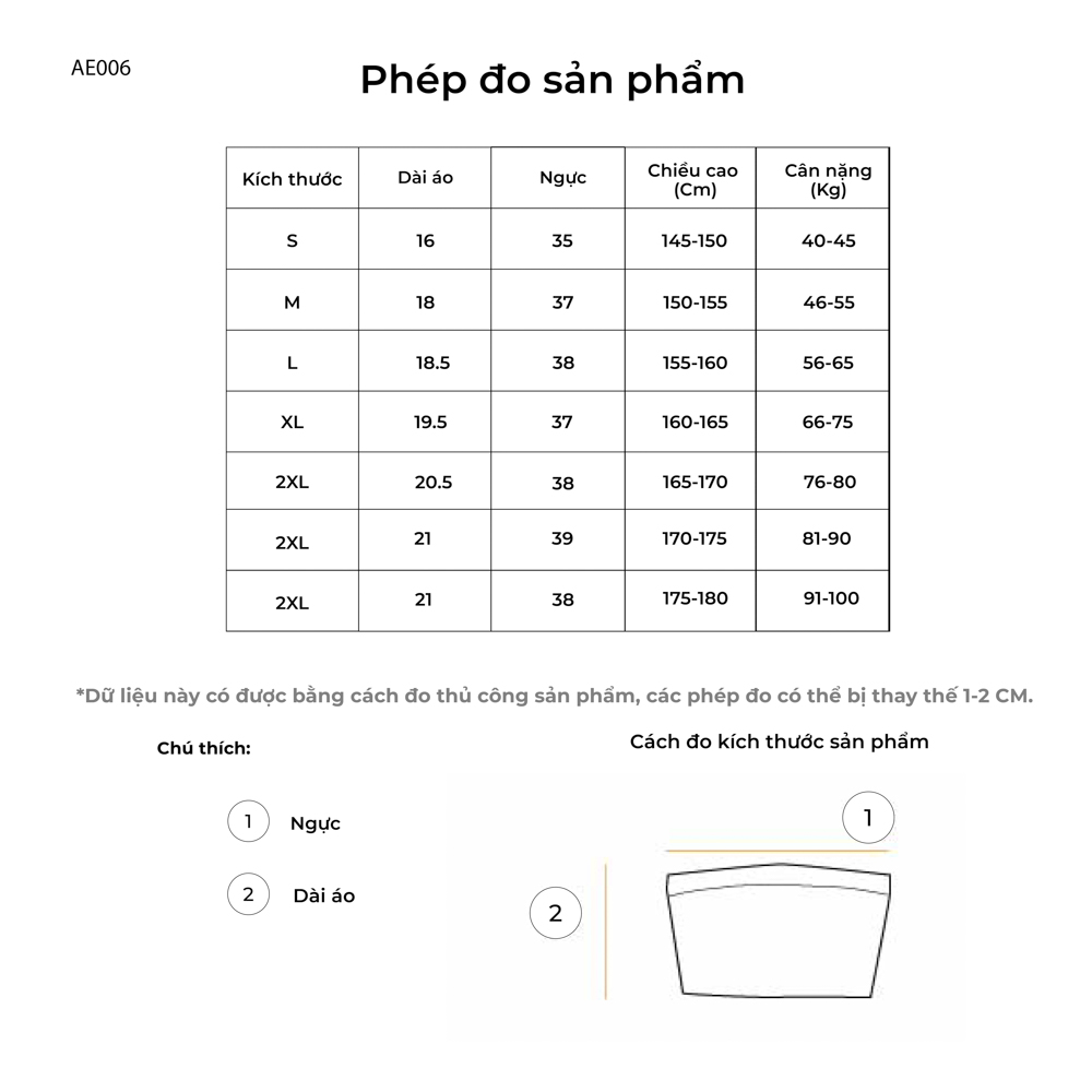 Áo quây thương hiệu CLADA - Đen