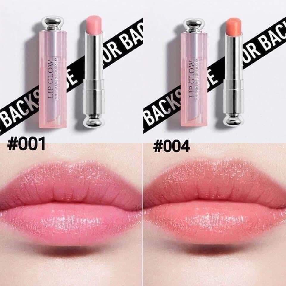 [HCM]Set 2 cây son dưỡng có màu Dior Lip Glow (Pink 001 - Coral 004) Authentic