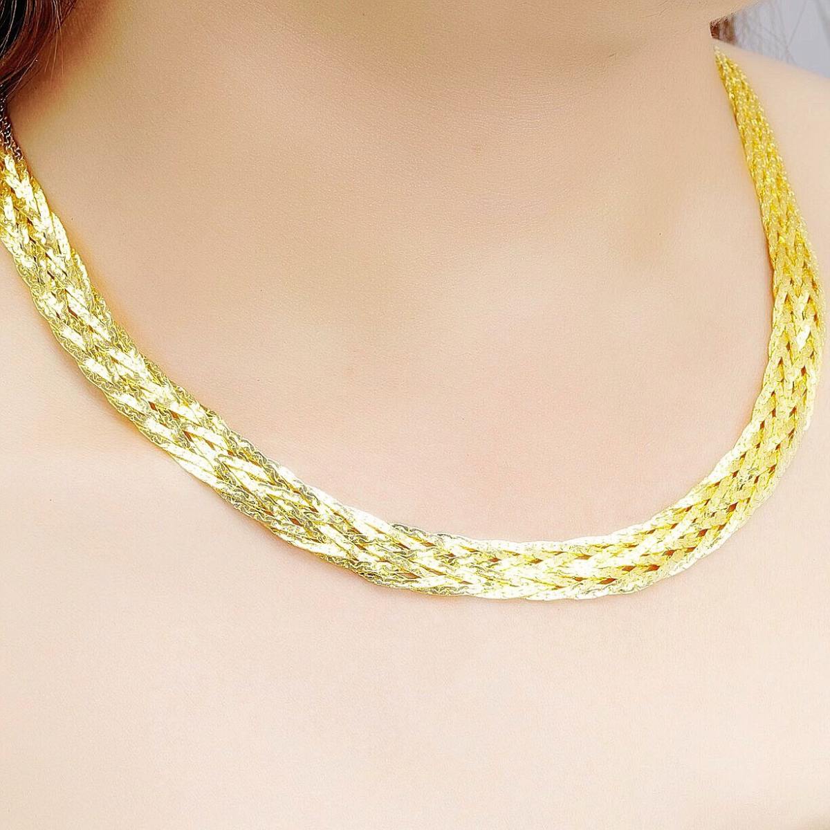 Kiềng Nữ 8 Bính Dát Vàng Dùng Đi Tiệc - D1701 Thúy Phụng SHOP - Không đen không dị ứng - Bền màu, thiết kế đi tiệc phù hợp mọi lứa tuổi