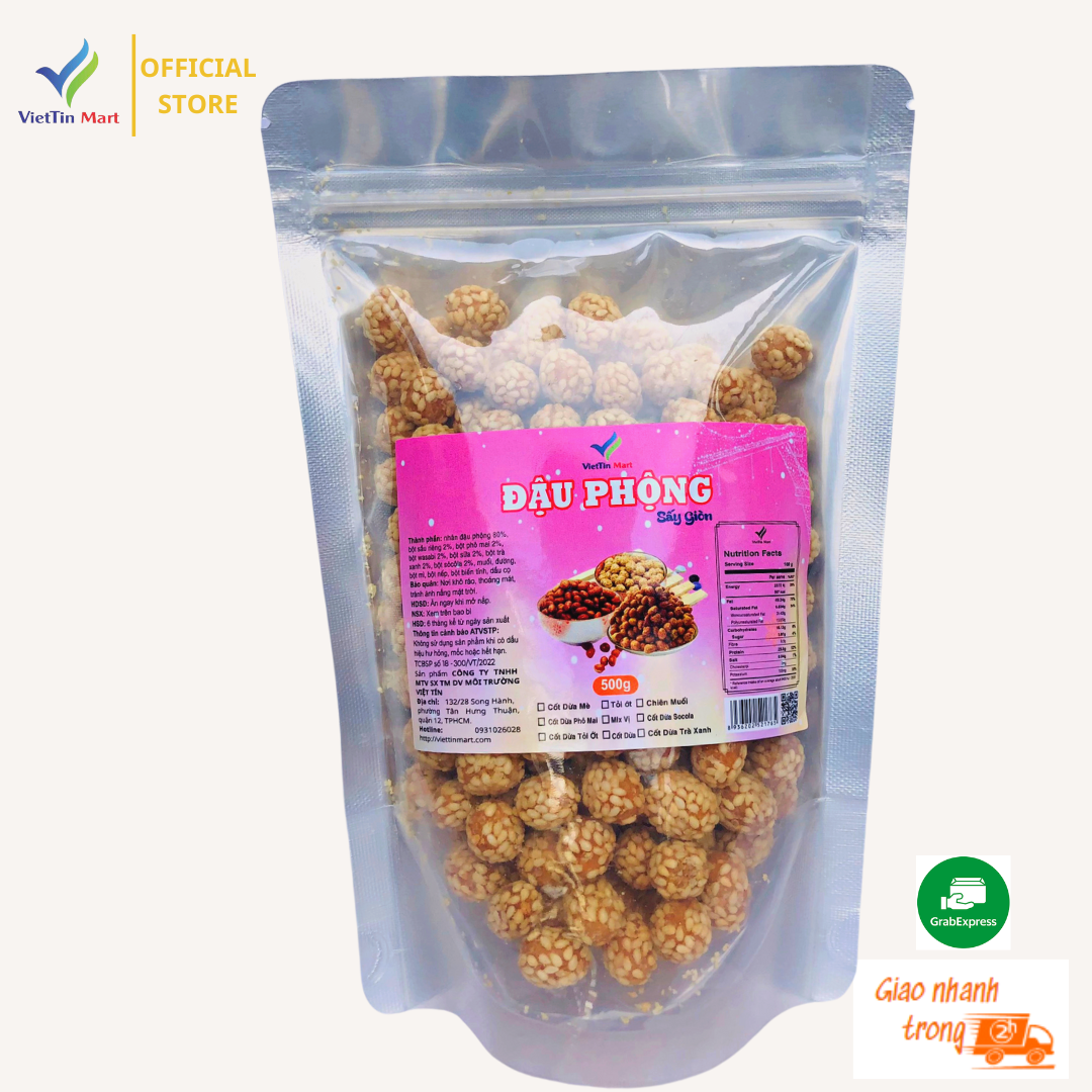 250gr Đậu phộng mè cốt dừa - Viettin Mart