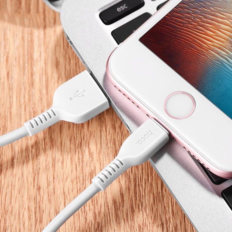 Cáp sạc nhanh Hoco X20 Flash dùng cho iPhone, Android dây dài 1m, 3m - Chính hãng