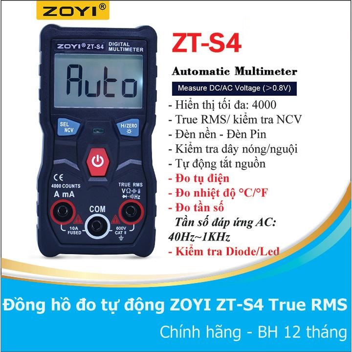 Đồng hồ zotek s4 - đồng hồ đo tự động zotek s4