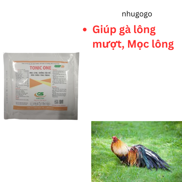 Tonic one 100 gram ra lông chống mổ vật nuôi