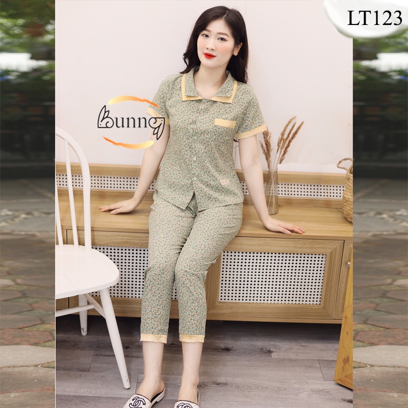 [Bunny]ĐỒ BỘ MẶC NHÀ LỤA HÀN MỀM MỊN, QUẦN ÁO NỮ MÙA HÈ MÁT