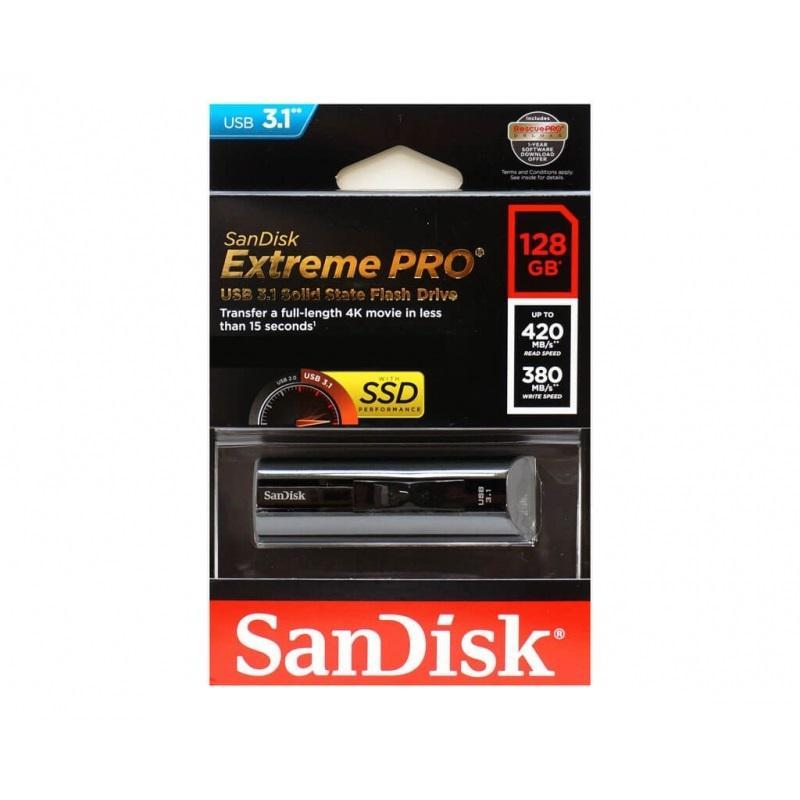 USB 3.2 SanDisk Extreme Pro CZ880 128GB 420MB/s - Nhat Tin Authorised Store