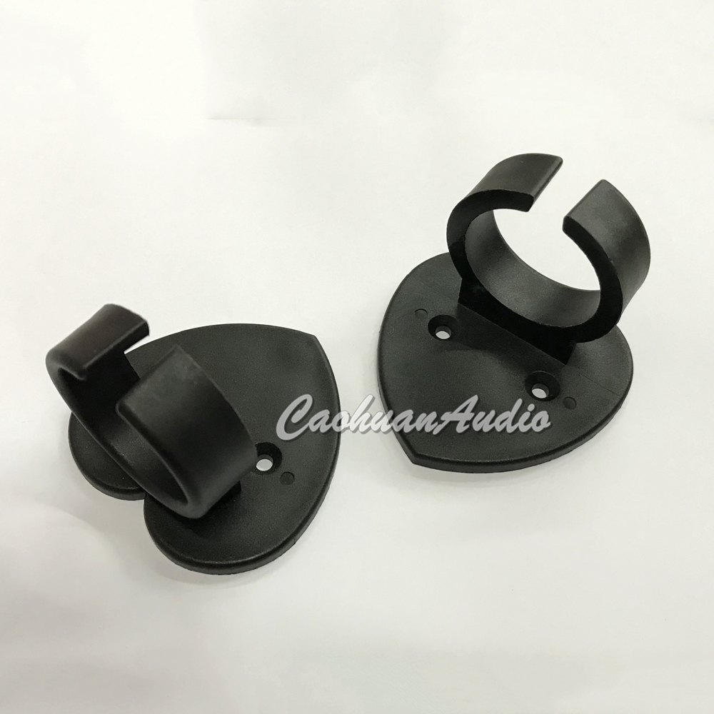 Đế bắt tường cắm micro - giá treo micro màu đen