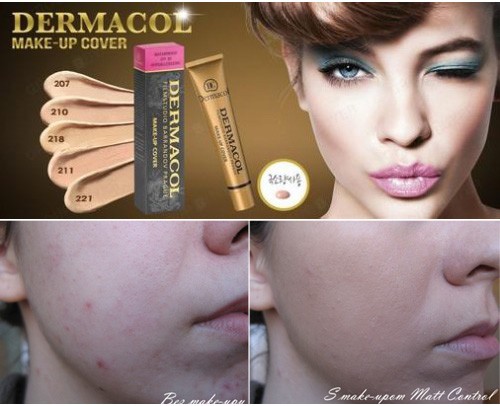 [HCM]KEM NỀN CHE KHUYẾT ĐIỂM DERMACOL MAKEUP COVER