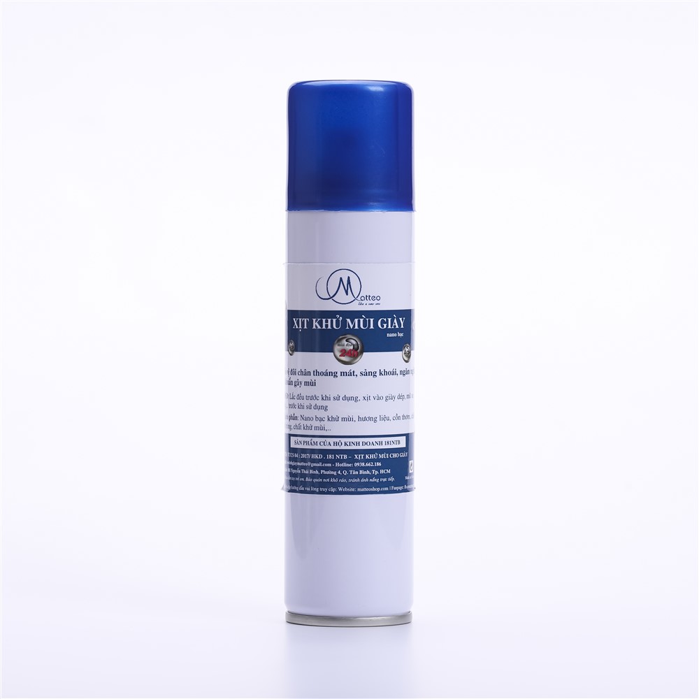 Chai xịt khử mùi giày MOATTEO hương Juna ( 50ML-75ML-150ML )