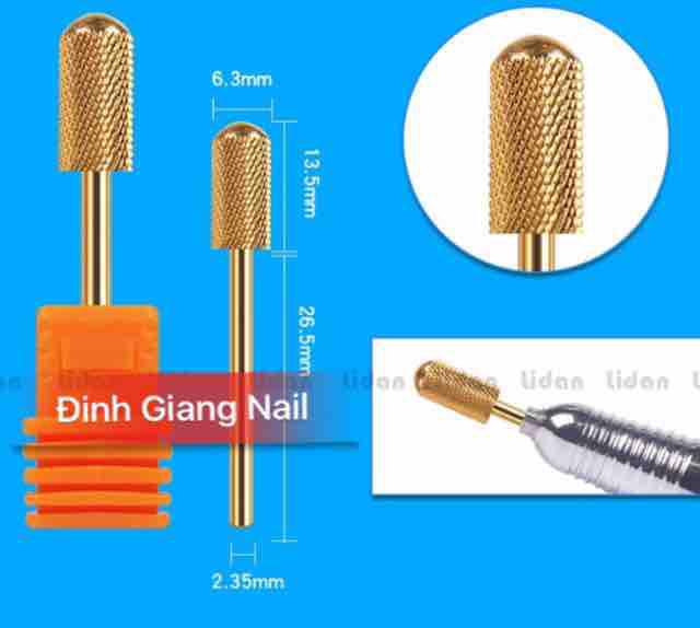 Đầu mài vàng tròn