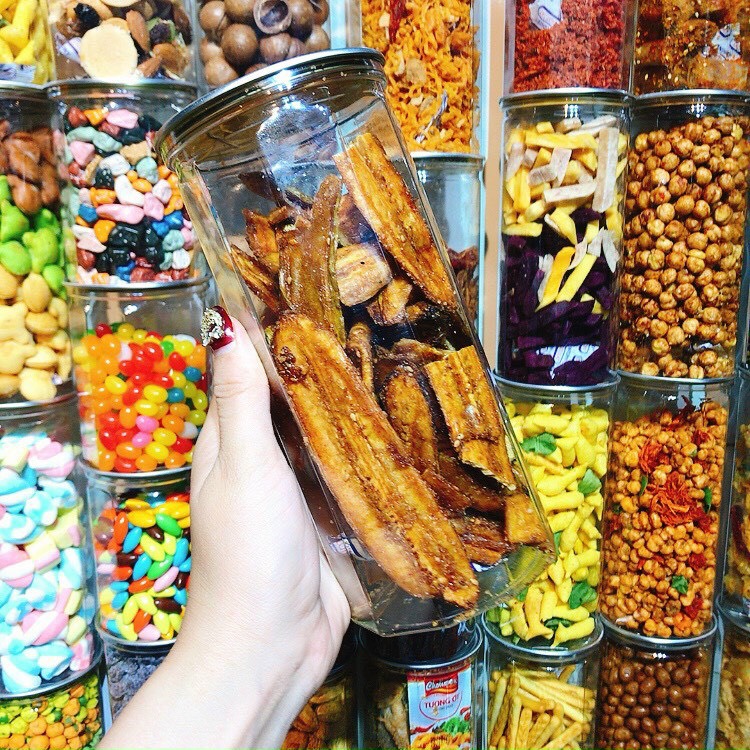 Chuối mè sấy giòn gói 500g