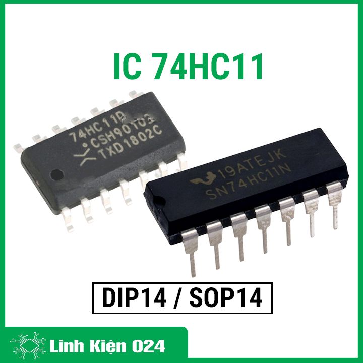 IC 74HC11 SOP14 / DIP14 HEX CMOS tốc độ cao