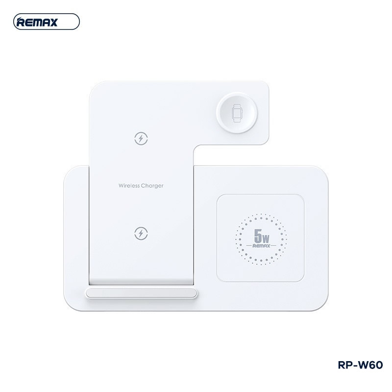Đế sạc nhanh không dây đa năng 3-in-1 remax rp-w60 max 22.5w - phụ kiện 1986